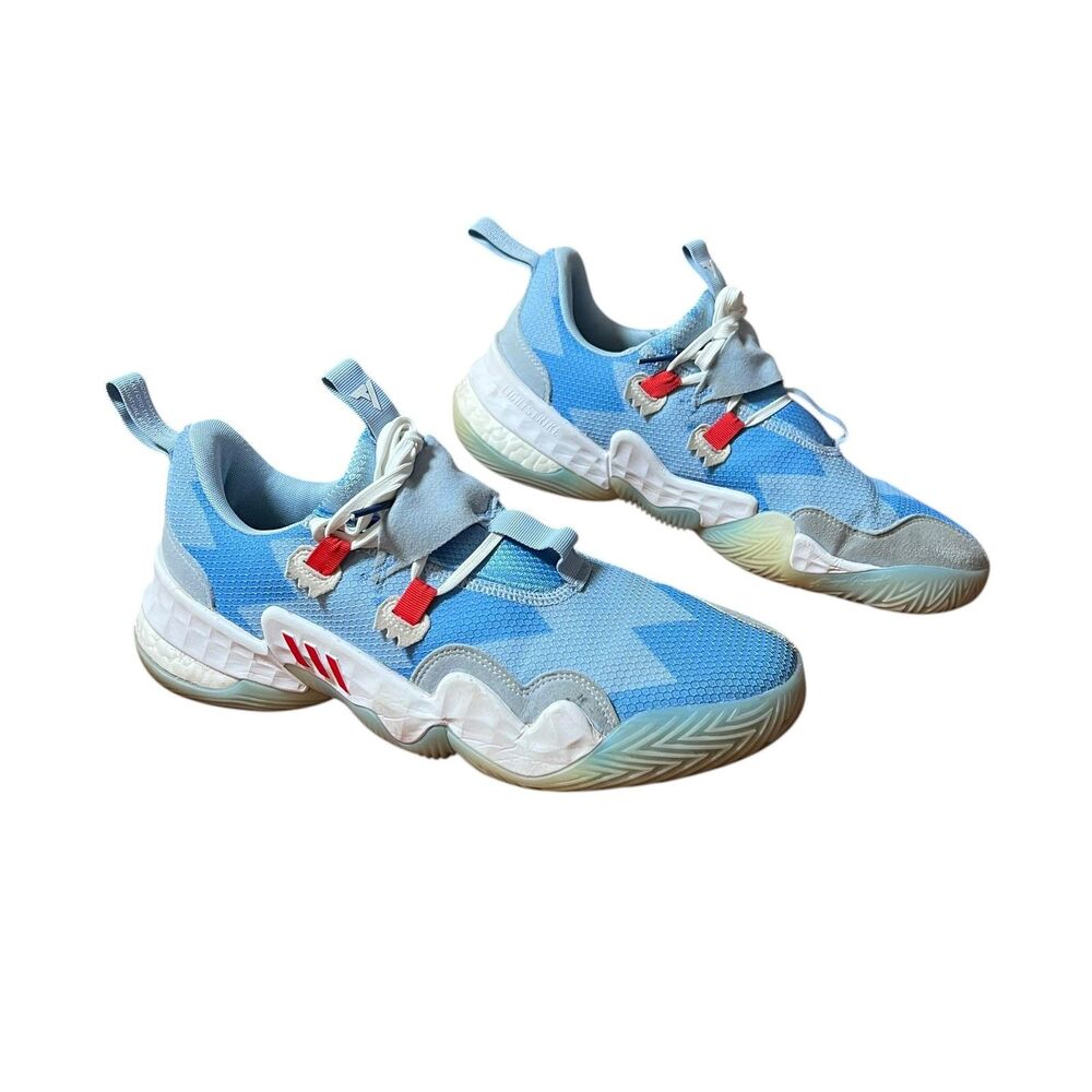 Adidas Trae Young 1 Sneakers Men's Size 11.5 Blue Icee Bear Basketball H68997